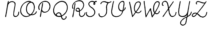 Catalina Script Italic Font UPPERCASE
