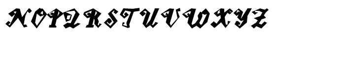 Cavern Script Font UPPERCASE