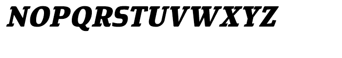 Cavole Slab Black Italic Font UPPERCASE