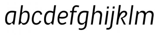 CA Cula Light Italic Font LOWERCASE