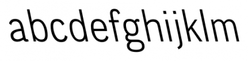 CA Normal Left Light Font LOWERCASE