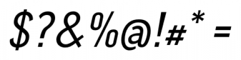CA Normal Regular Italic Font OTHER CHARS