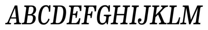 CA Normal Serif Italic Font UPPERCASE