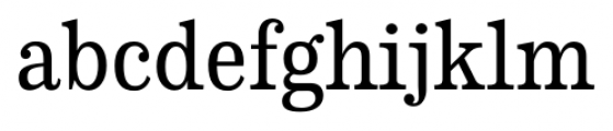 CA Normal Serif Regular Font LOWERCASE