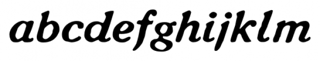 CA Rough Rider Italic Font LOWERCASE