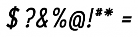 CA Zaracusa Narrow Italic Font OTHER CHARS
