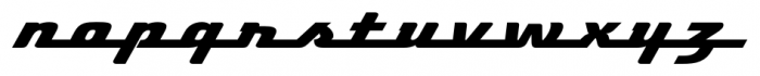 Cabriolet Bold Font LOWERCASE