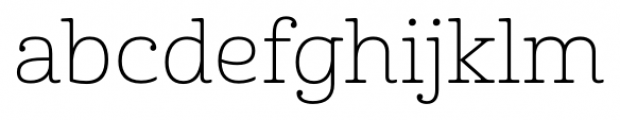 Cabrito Ext Thin Font LOWERCASE