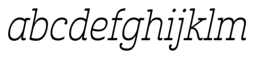 Cabrito Inverto Cond Light Italic Font LOWERCASE