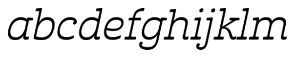 Cabrito Inverto Ext Regular Italic Font LOWERCASE