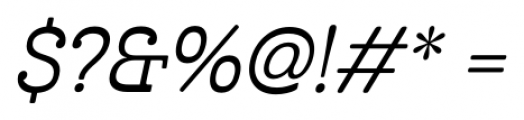Cabrito Inverto Norm Medium Italic Font OTHER CHARS