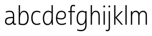 Cabrito Sans Cond Light Font LOWERCASE