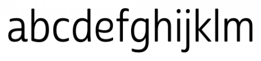 Cabrito Sans Cond Regular Font LOWERCASE