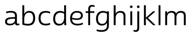 Cabrito Sans Ext Regular Font LOWERCASE