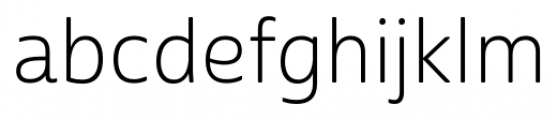 Cabrito Sans Norm Light Font LOWERCASE