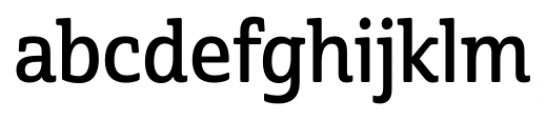 Cabrito Semi Condensed Demi Font LOWERCASE