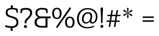 Cabrito Semi Regular Font OTHER CHARS