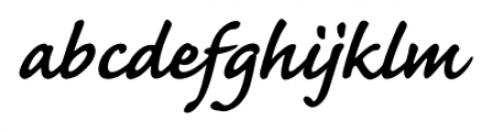 Caflisch Script® Pro Bold Font LOWERCASE