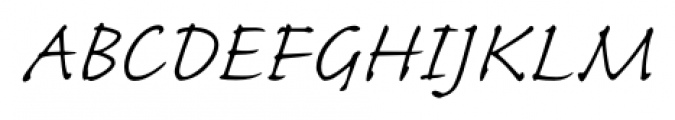 Caflisch Script® Pro Light Font UPPERCASE