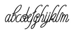 CakeScript Thin Font LOWERCASE