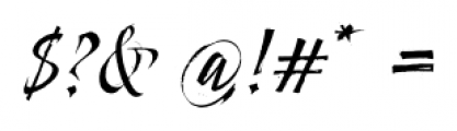 Cal Expressive Regular Font OTHER CHARS