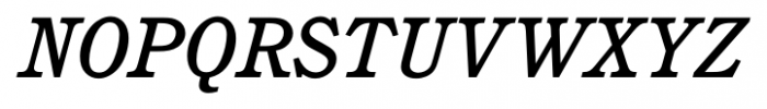 Calgary Medium Italic Font UPPERCASE