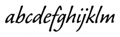 Caliban® Std Regular Font LOWERCASE
