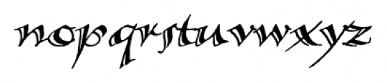 Calligraphica  Italic Font LOWERCASE