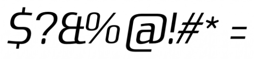 Cambirela Medium Italic Font OTHER CHARS