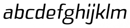 Cambirela Medium Italic Font LOWERCASE