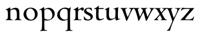 Cambridge Serial Regular Font LOWERCASE