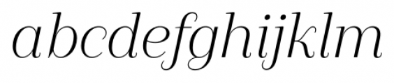 Camila Italic Font LOWERCASE