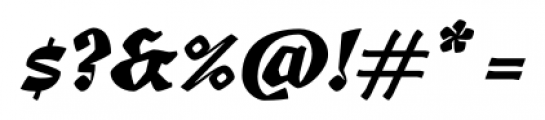 Canilari Heavy Italic Std Font OTHER CHARS