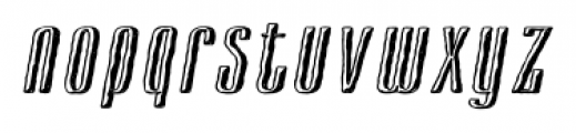 Cansum Hand Half Bold Italic Font LOWERCASE