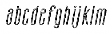 Cansum Hand Half Light Italic Font LOWERCASE