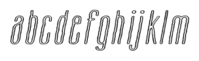 Cansum Hand Line Light Italic Font LOWERCASE