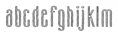 Cansum Hand Line Light Font LOWERCASE
