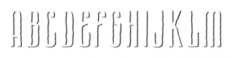 Cansum Hand Shadow Font UPPERCASE