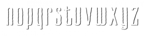 Cansum Hand Shadow Font LOWERCASE