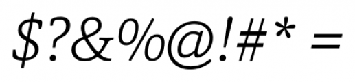 Capita ExtraLight Italic Font OTHER CHARS