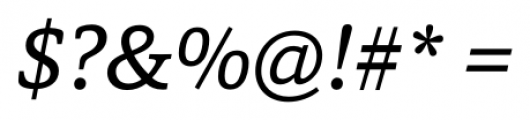 Capita Italic Font OTHER CHARS