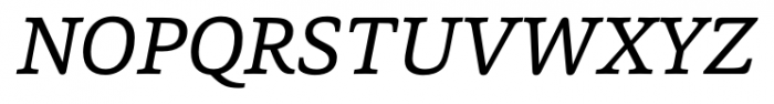 Capita Italic Font UPPERCASE