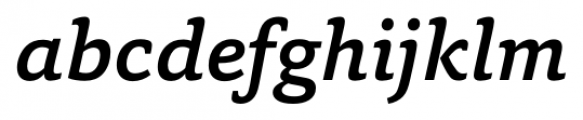 Capita Medium Italic Font LOWERCASE