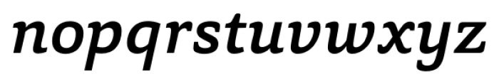 Capita Medium Italic Font LOWERCASE