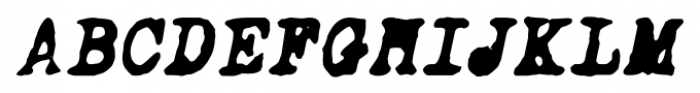Carbonara Italic Font UPPERCASE