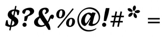 Cardea Bold Italic Lining Font OTHER CHARS