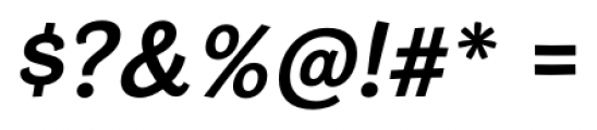 Cardigan SemiBold Italic Font OTHER CHARS