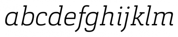 Cargan Extra Light Italic Font LOWERCASE