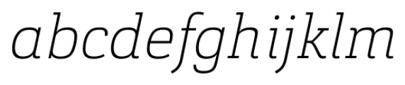 Cargan Thin Italic Font LOWERCASE