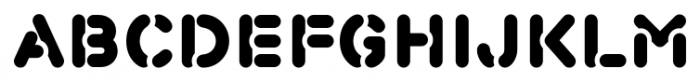 Cargo TRF Cargo A Font LOWERCASE